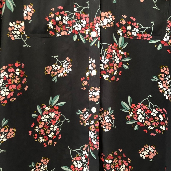 Ann Taylor Loft Floral Button Down Top - Picture 7 of 7